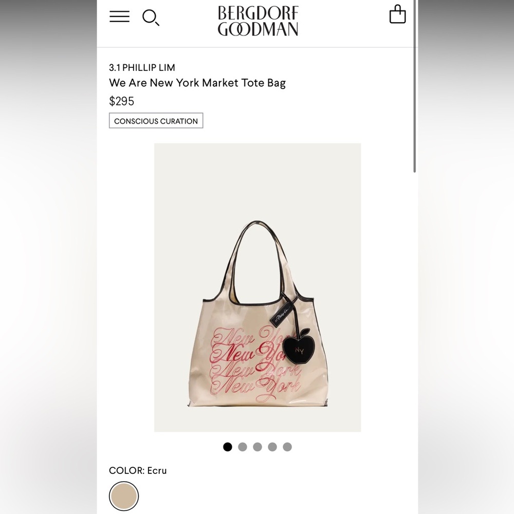 3.1 Phillip Lim
We are NY market Tote bag